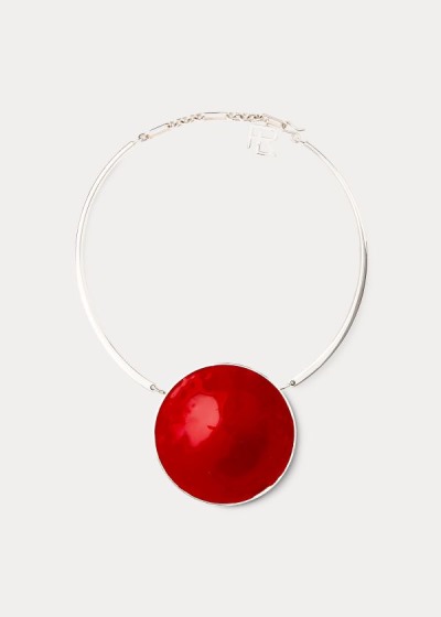 Collares Ralph Lauren Mujer Rojos / Azules - Reversible Disk - HLZKB0587